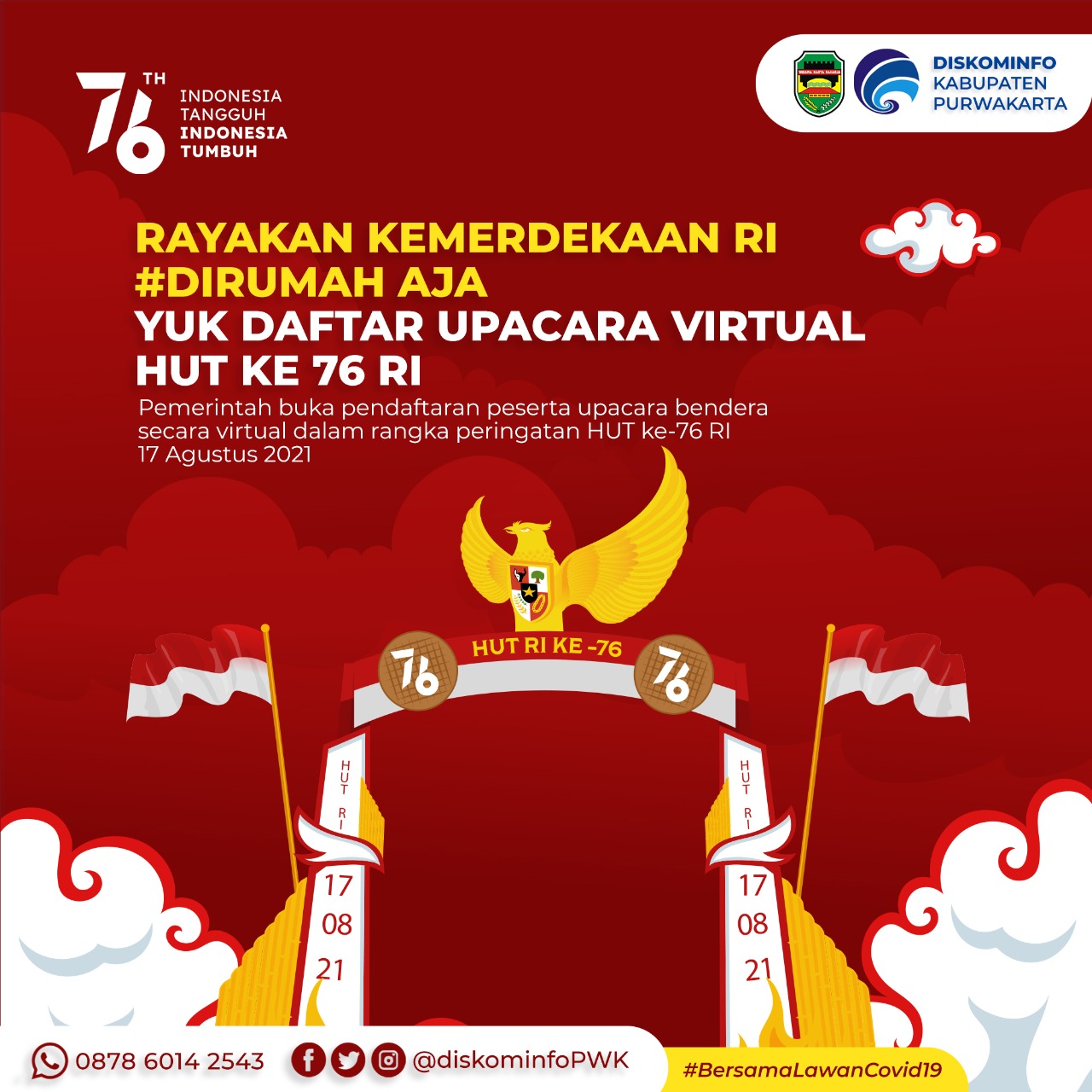 Rayakan Kemerdekaan RI #Dirumah Aja