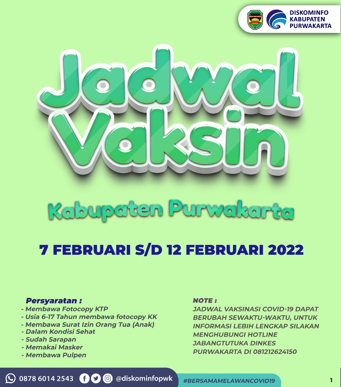 Jadwal Vaksin Covid-19