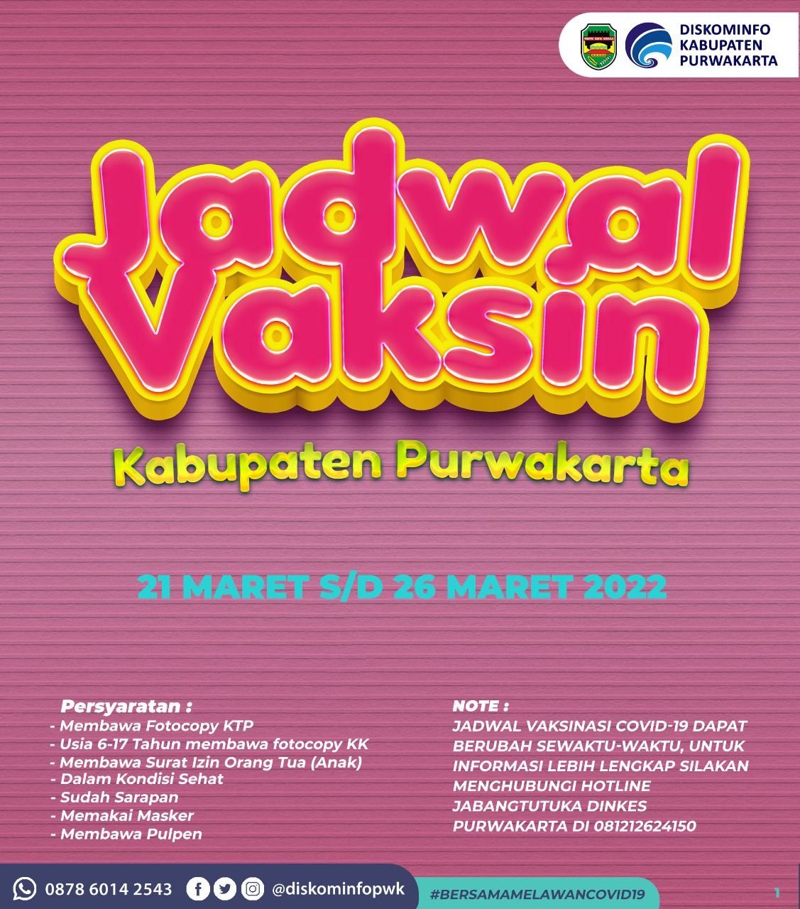 Jadwal Vaksin Covid-19