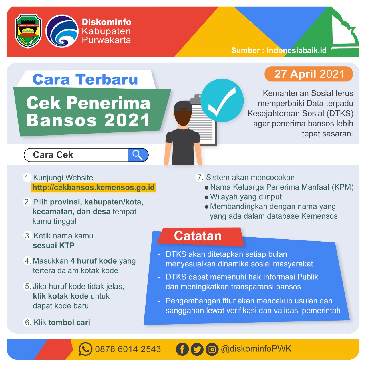 Cara Terbaru Cek Penerima Bansos 2021