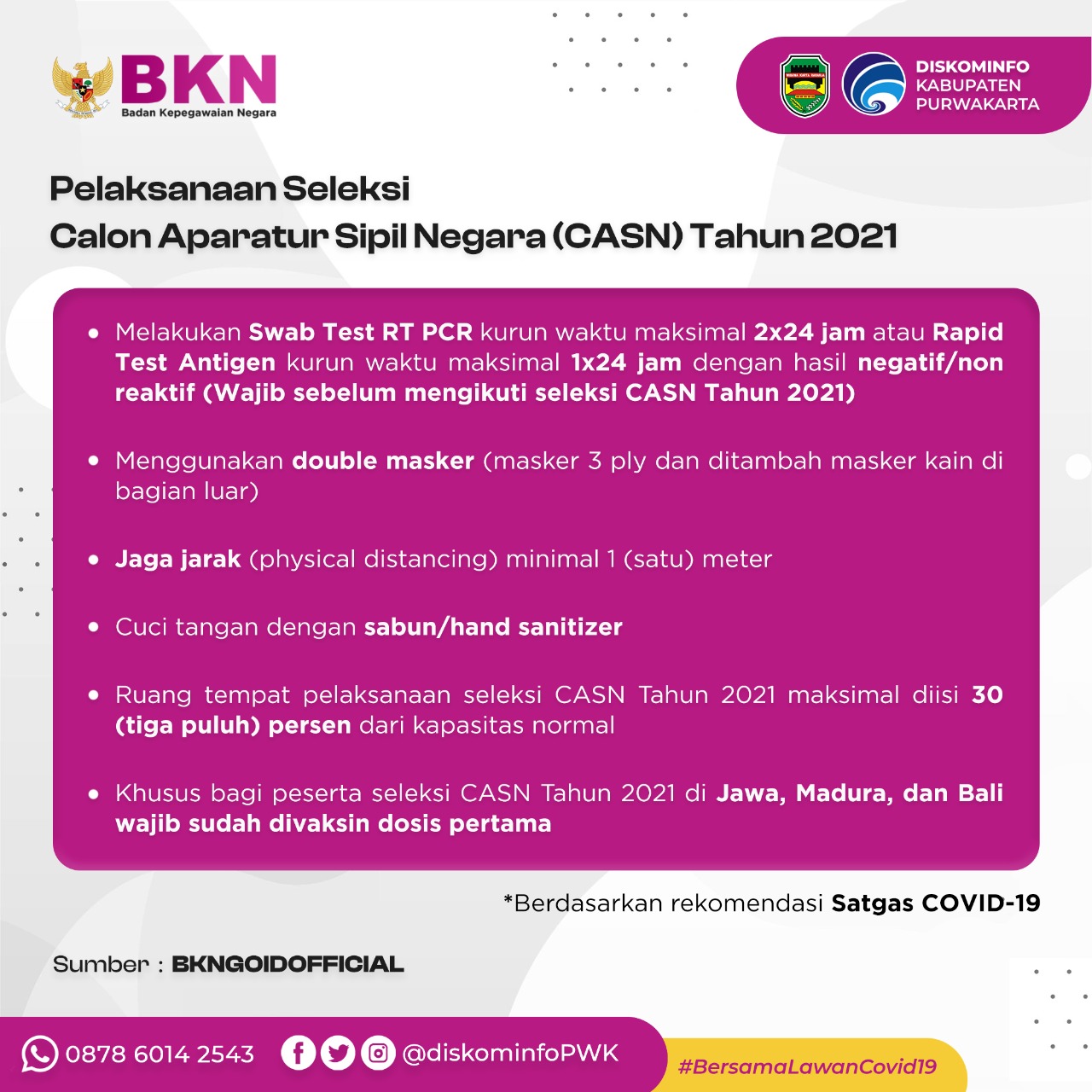 Pelaksanaan Seleksi CASN 2021