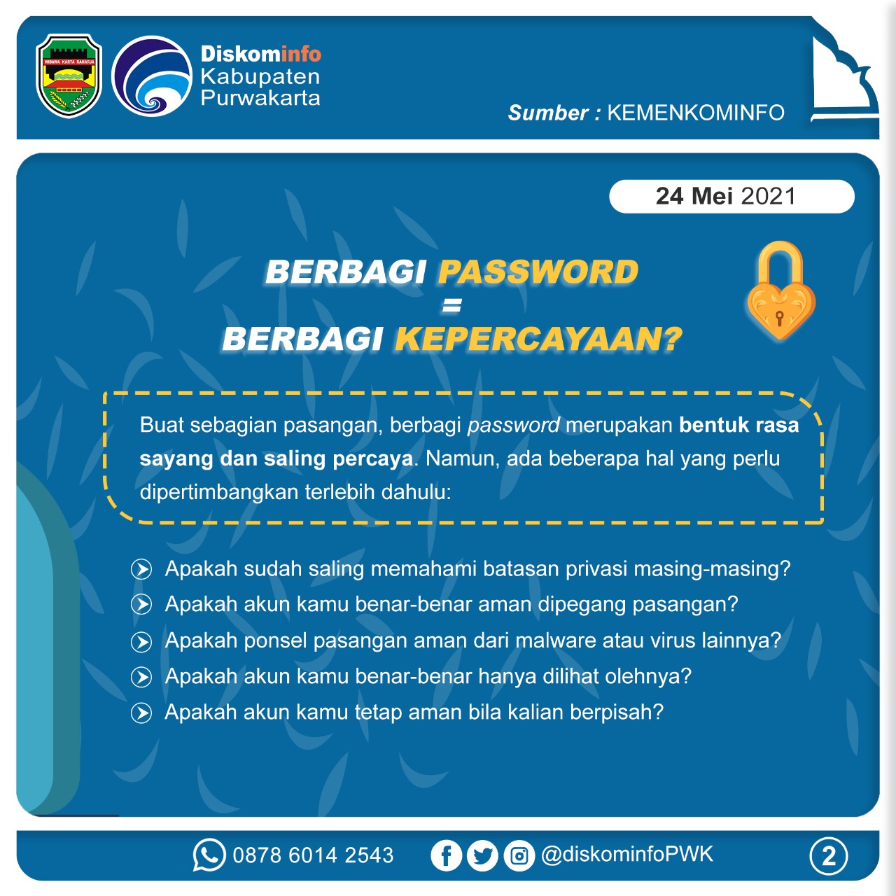 Berbagi Password = Berbagi Kepercayaan?