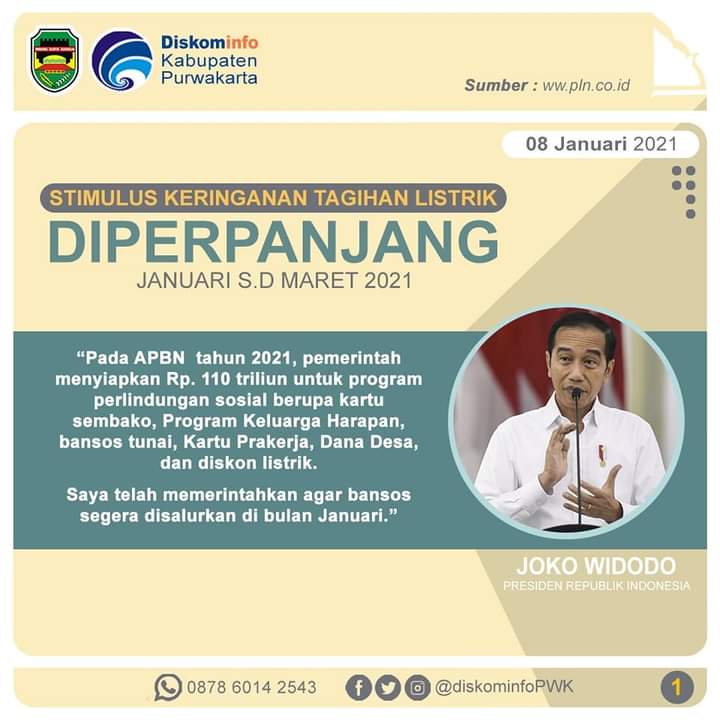 Stimulus Kringanan Tagihan Listrik