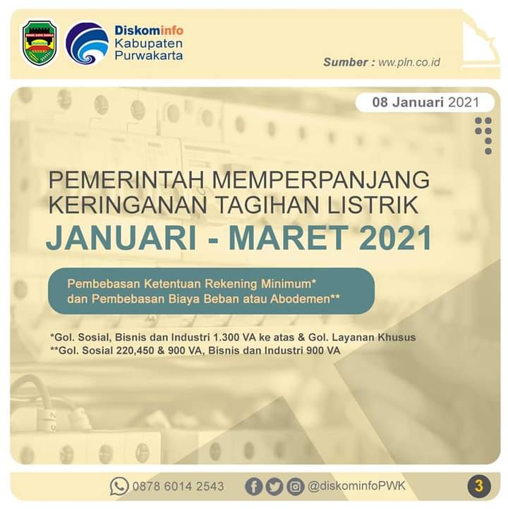 Stimulus Kringanan Tagihan Listrik