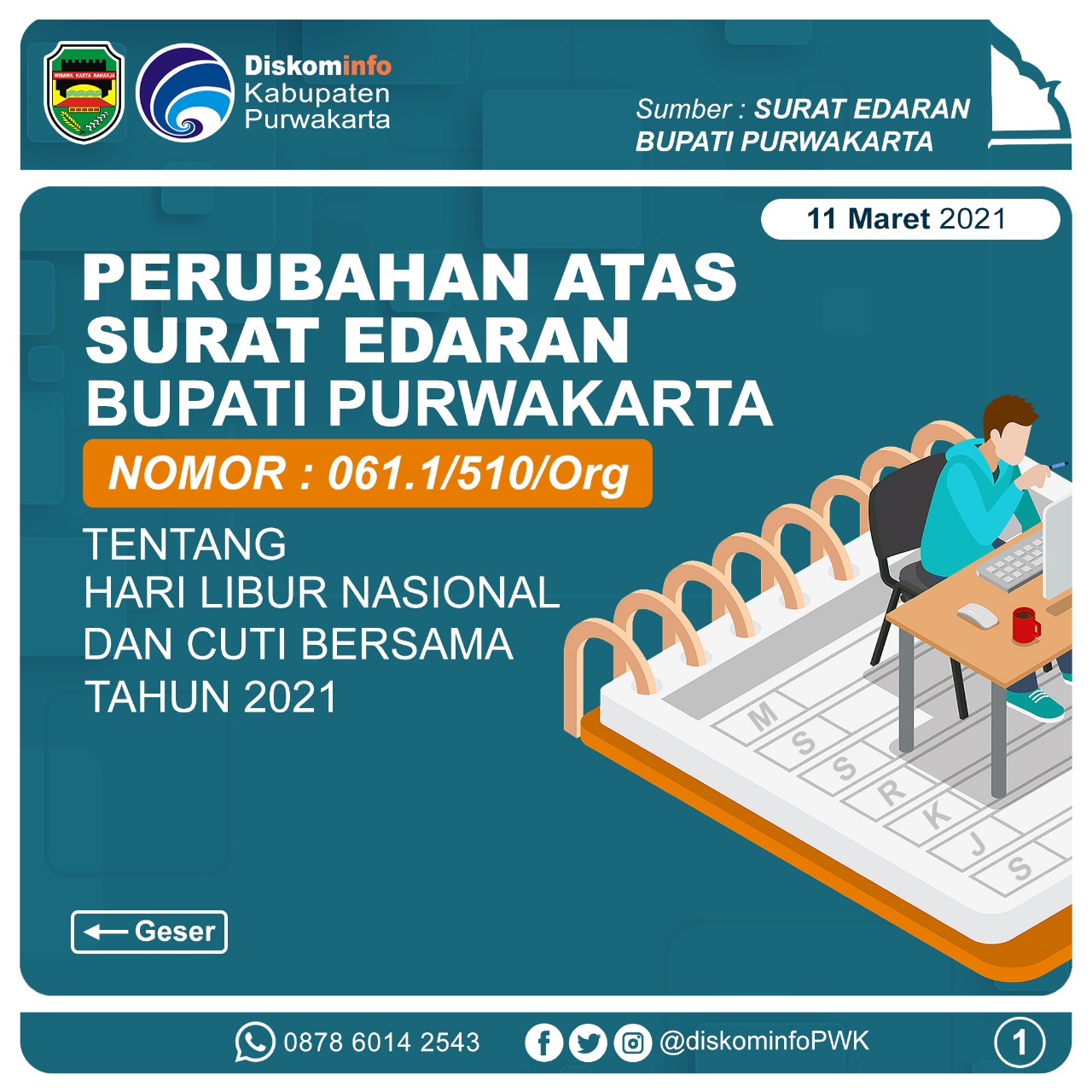 Perubahan Atas Surat Edaran Bupati Purwakarta