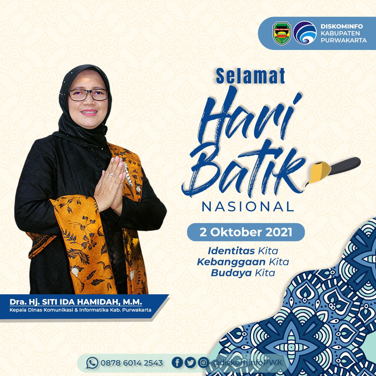Selamat hari batik nasional