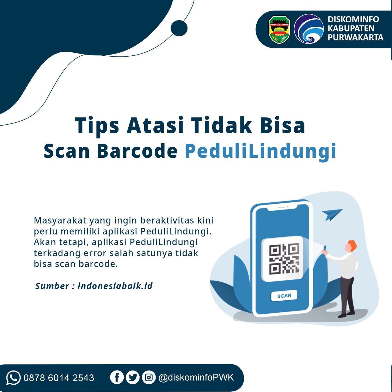 Tips Atasi Tidak Bisa Scan Barcode Peduli Lindungi