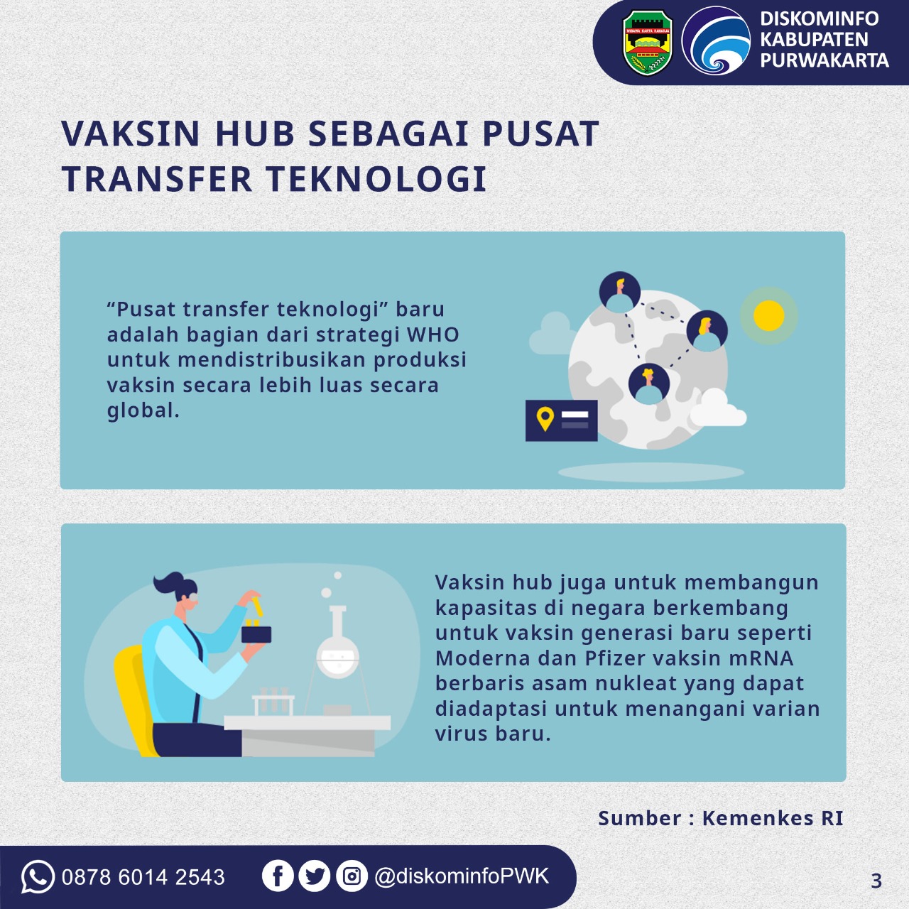 Vaksin Hub Sebagai Pusat Transfer Teknologi