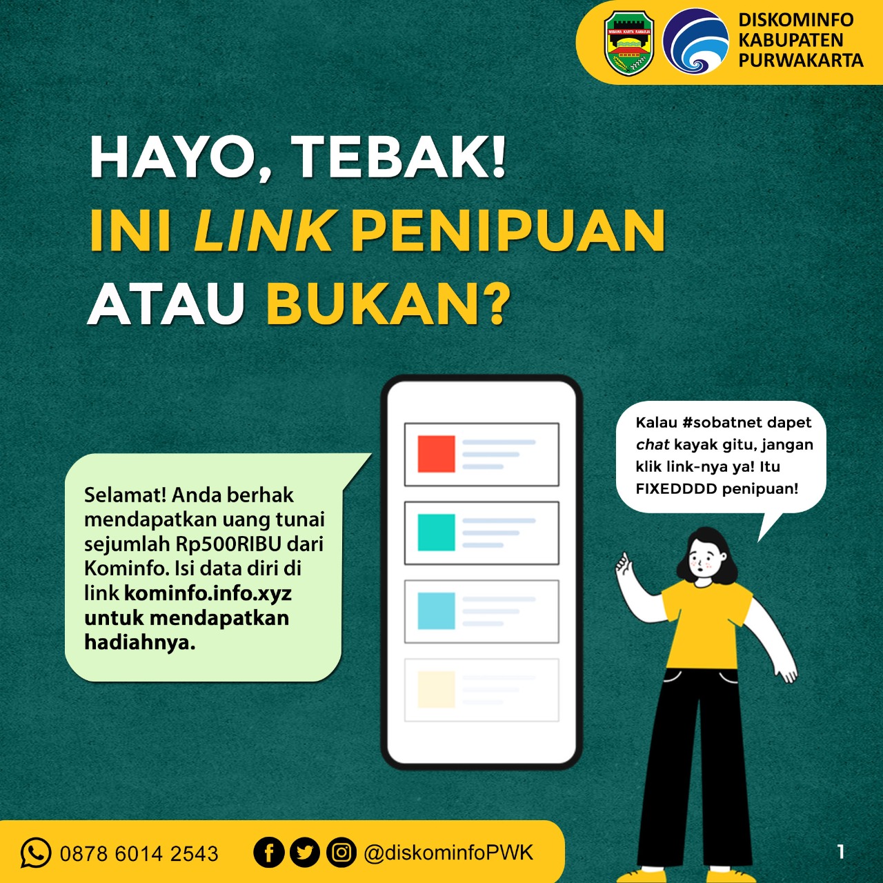Hayo,Tebak Ini Link Penipuan Atau Bukan?