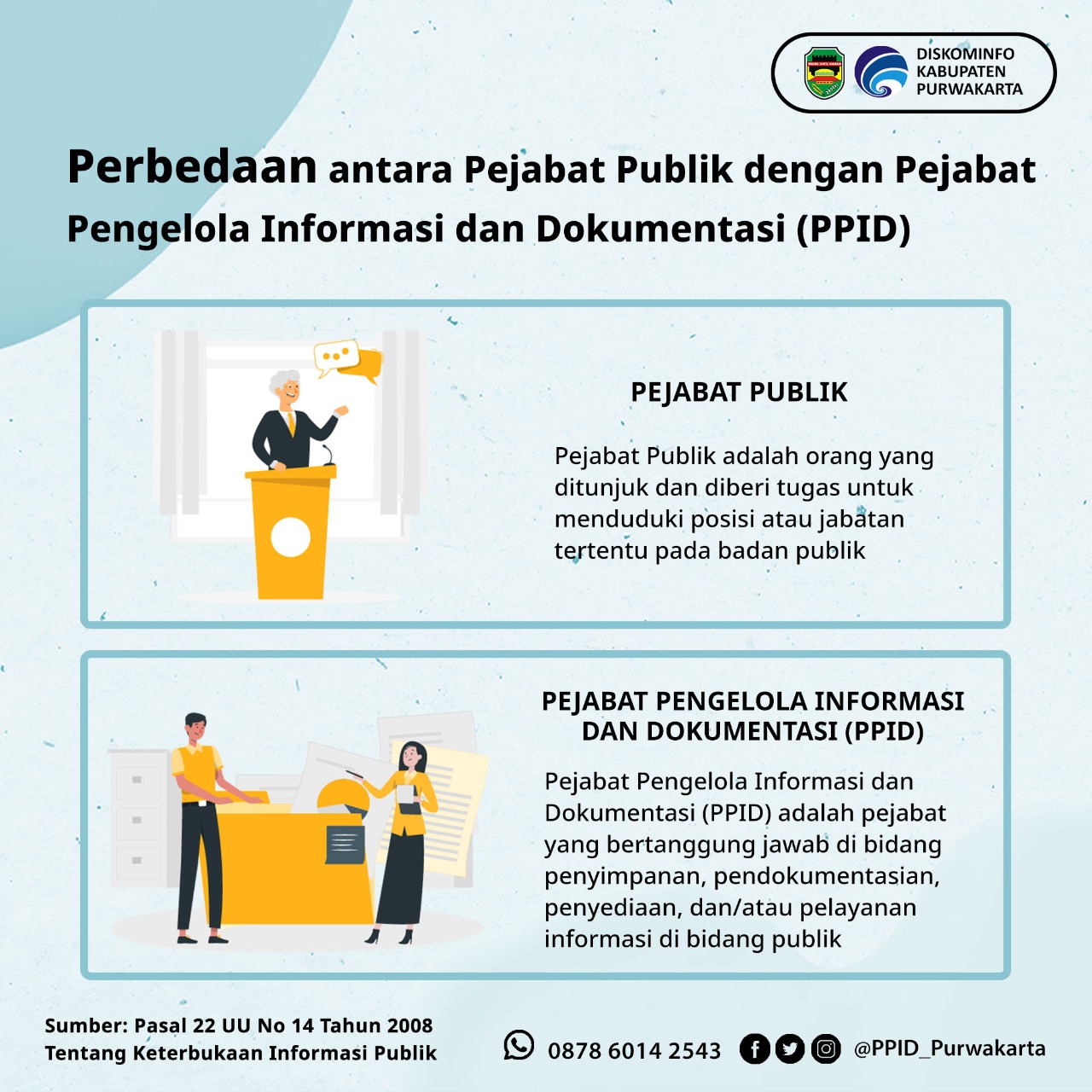 Perbedaan antara Pejabat Publik dengan pejabat Pengelola Informasi dan Dokumenta