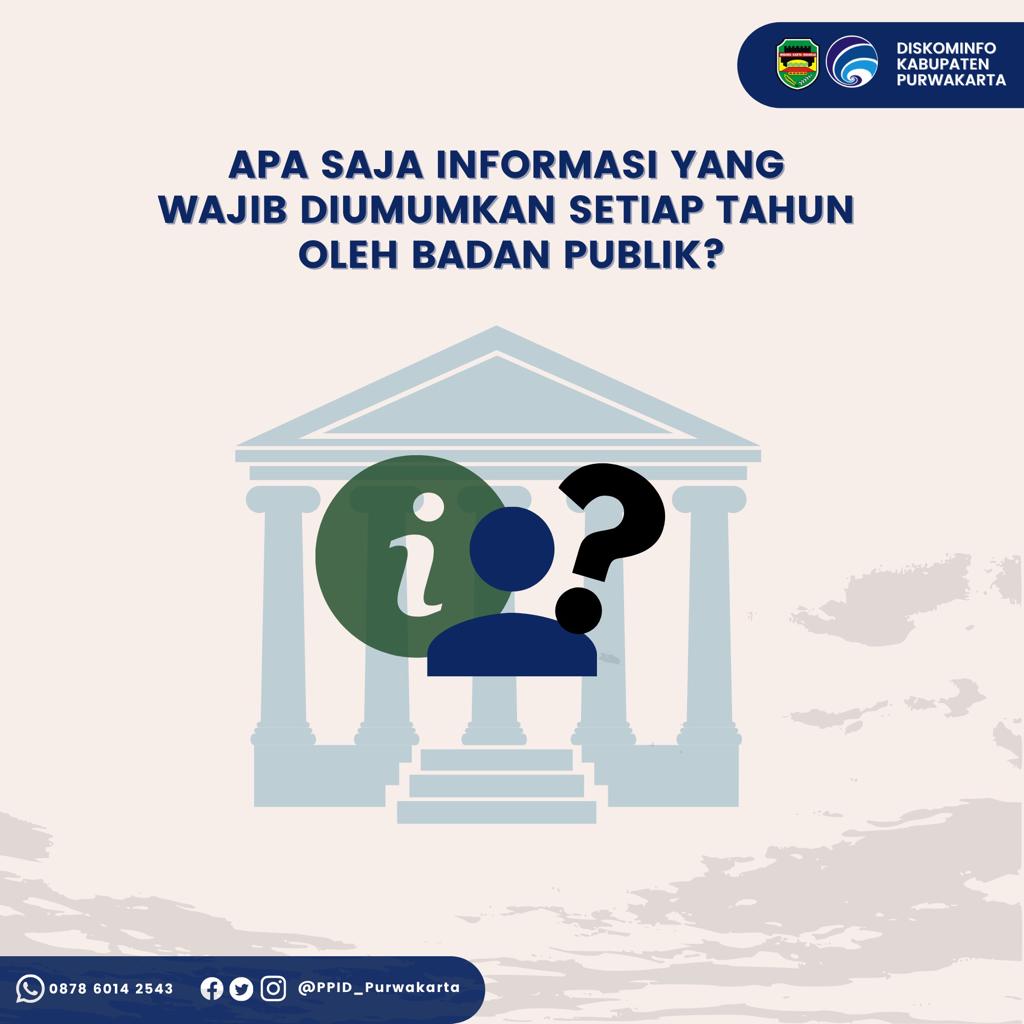Apa Saja Informasi Yang Wajib di Umumkan Setiap Tahun Oleh Badan Publik