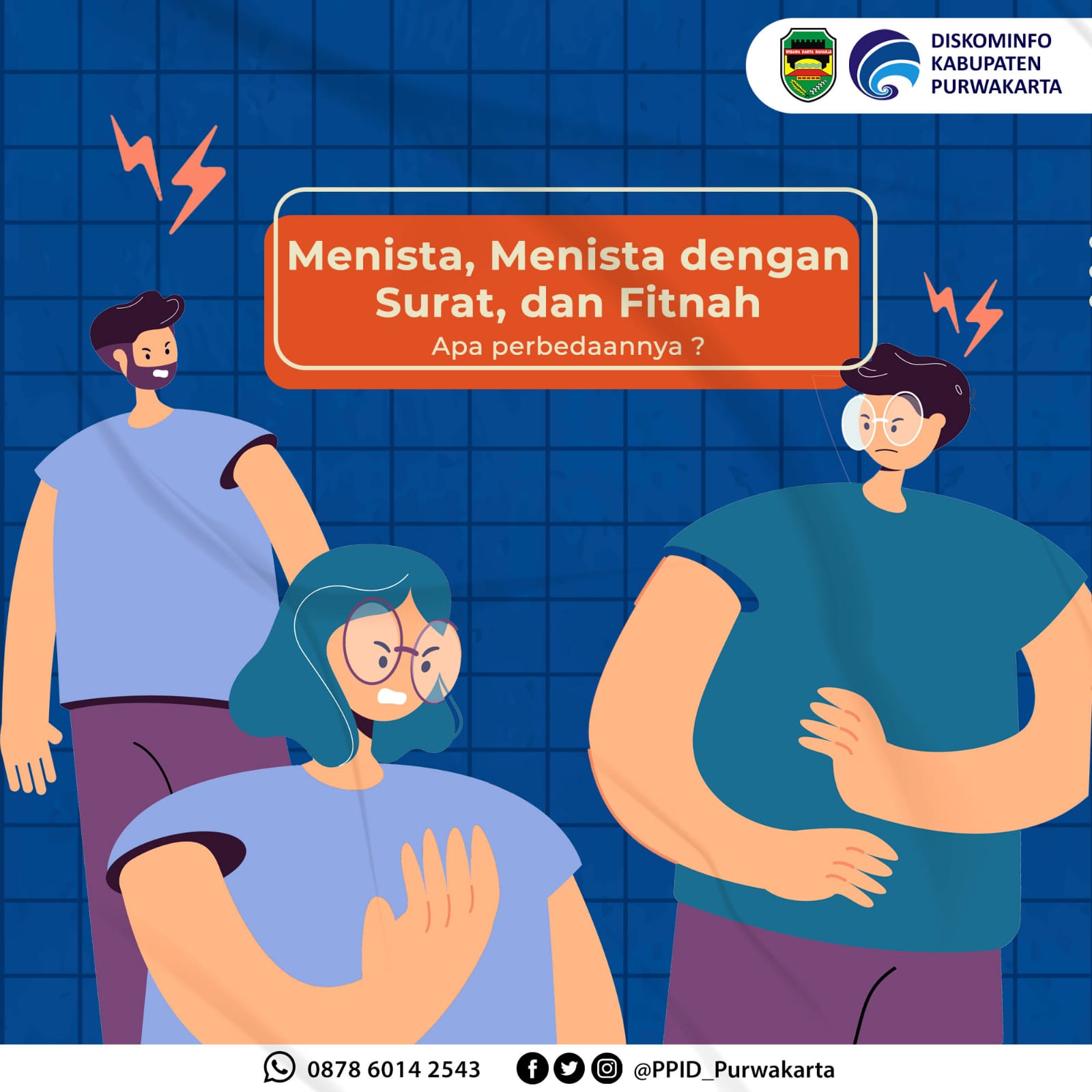 Menista,Menista dengan Surat dan Fitnah