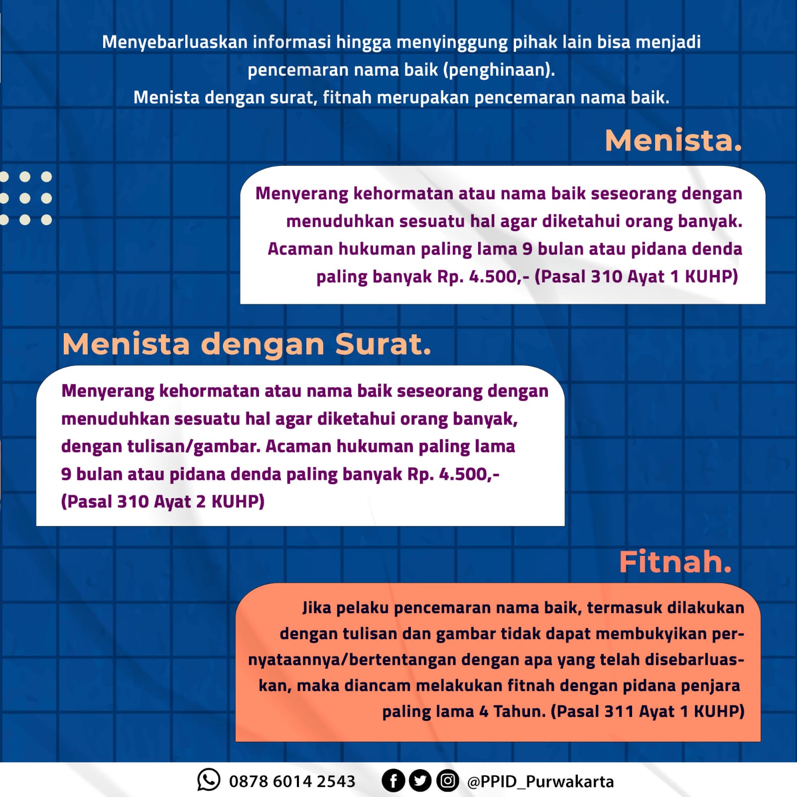 Menista,Menista dengan Surat dan Fitnah