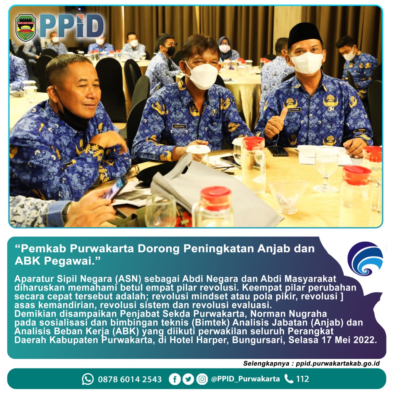 Pemkab Purwakarta Dorong Peningkatan Anjab dan ABK Pegawai